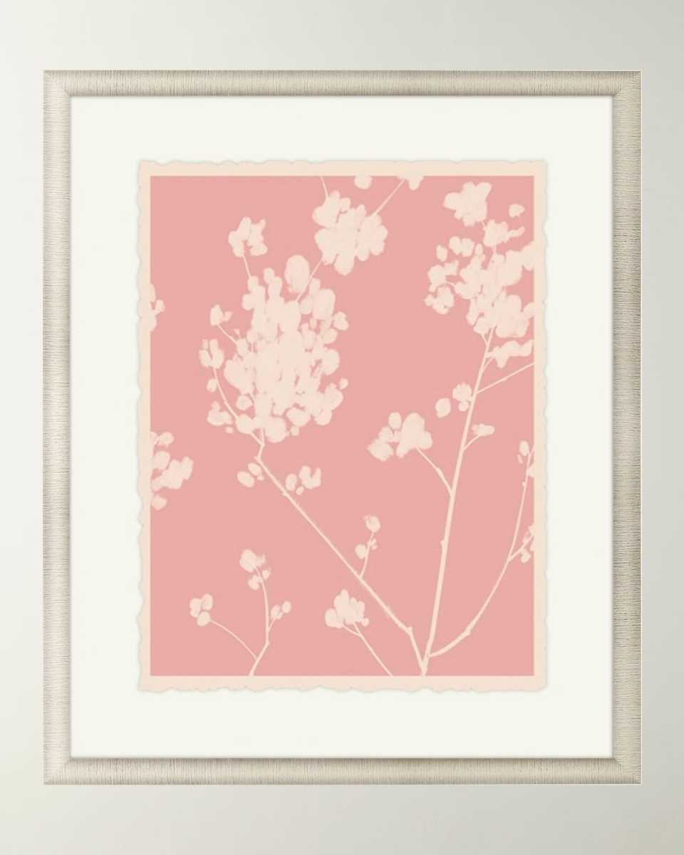 "Wildflower Silhouette I" Framed Print